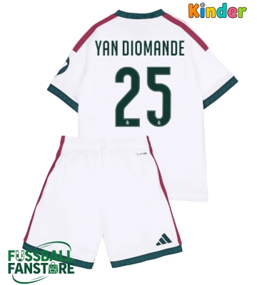 Real Madrid Yan Diomande #25 Replik Heimtrikot Kinder 2026-27 Kurzarm (+ Kurze Hosen)